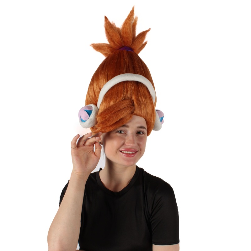 DJ Suki | Multiple color option Ponytail Updo Wig and White Costume Headphones