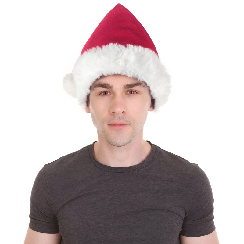 Unisex Christmas Santa Hat, Long Red high-quality Fabrics