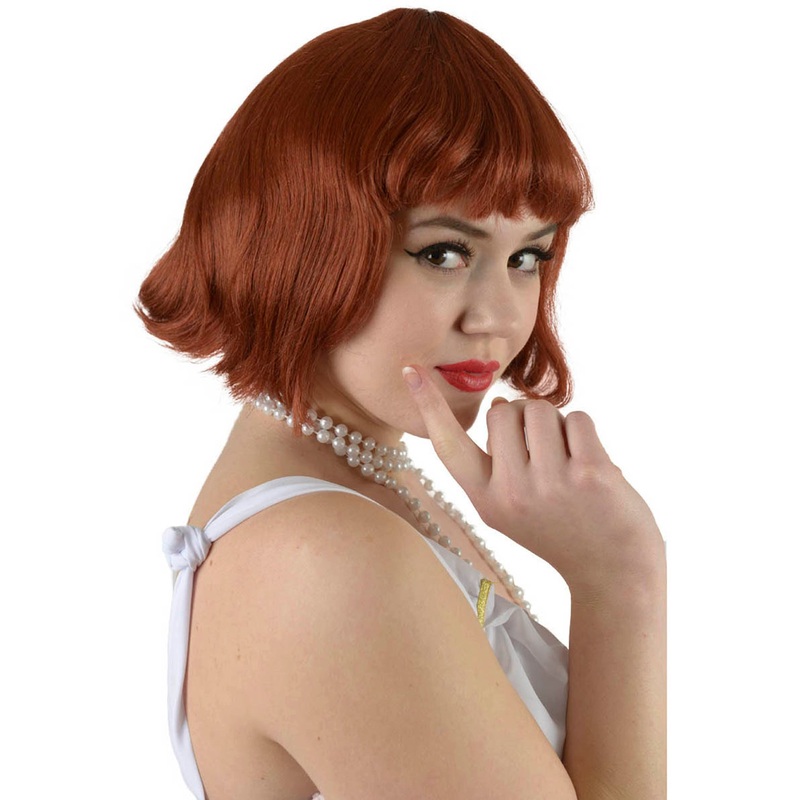 Classic Flapper Brown Bob Wig|One Size Fits Most