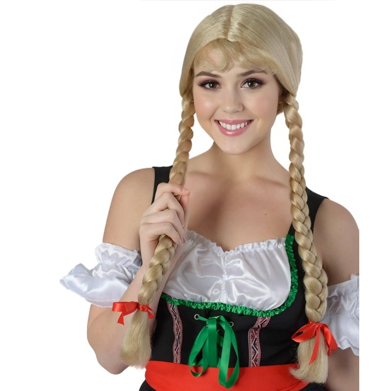 Blonde Pigtail Braids Wig|One Size Fits Most