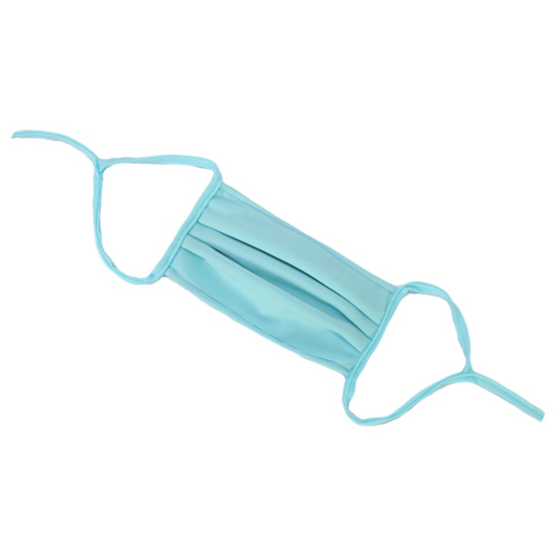 Unisex Ultra Soft Interchangeable Filtered Breathable Washable Reusable Protective Masks | Color Aqua Blue - Bundled Pack Options