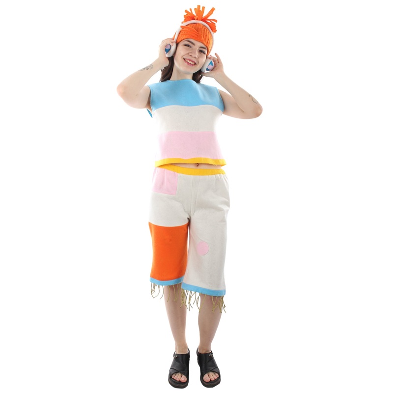 Women's Multi Color DJ Costume
