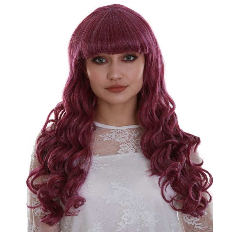 Adult Women's Multiple  Color  Option Wavy Long Length Trendy Wig