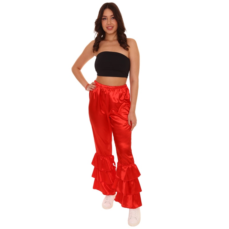 Womens Anime Fancy Clown Juggler Costume | Red Color