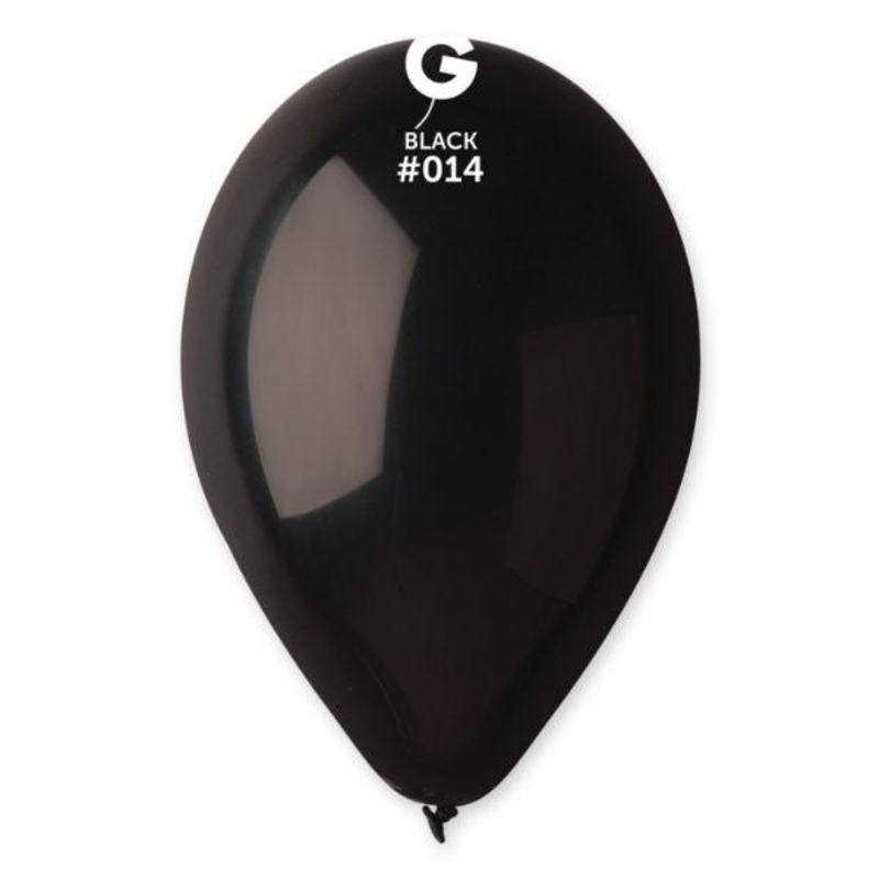 13 LATEX - BLACK #014 - PACK OF 50