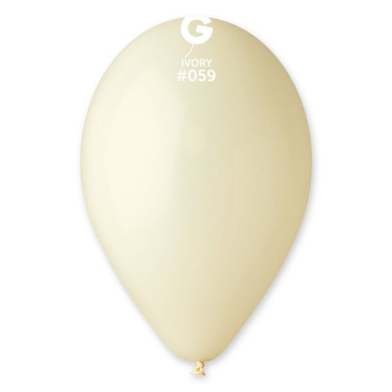 13 LATEX - IVORY #059|NO INFLATION|INFLATED (12-16 HOURS)|INFLATED WITH CLEAR-FLOAT (2-3 DAYS)|INFLATED (12-16 HOURS) & TASSLE WEIGHT|INFLATED WITH CLEAR FLOAT (2-3 DAYS) & TASSLE WEIGHT|Default Title |MWS Options 1|Default Title |MWS Options 2
