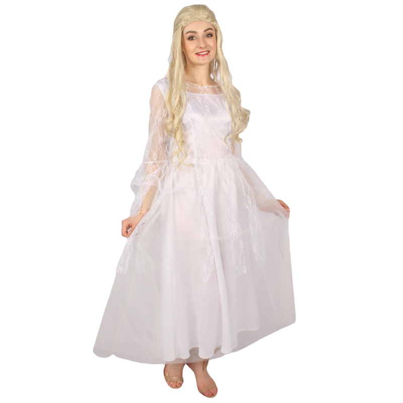 Women Maleficent Costume | White Fancy Costume