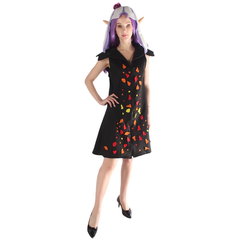 Women Squid Kid Gaming Costume | Black Fancy Costume.