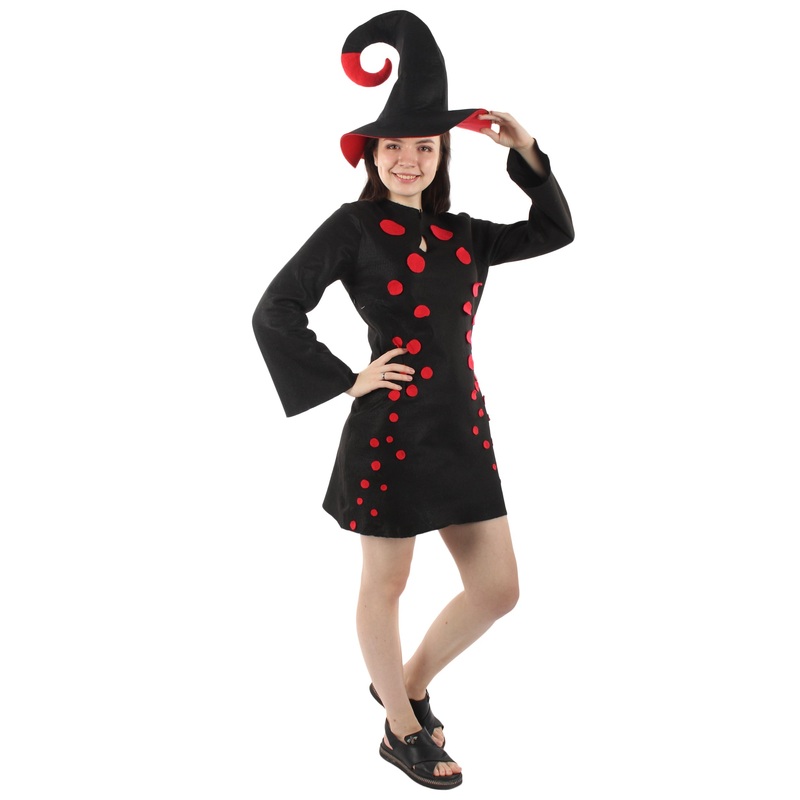 Women Gaming Squid Costume | Black & Red Fancy Costume.