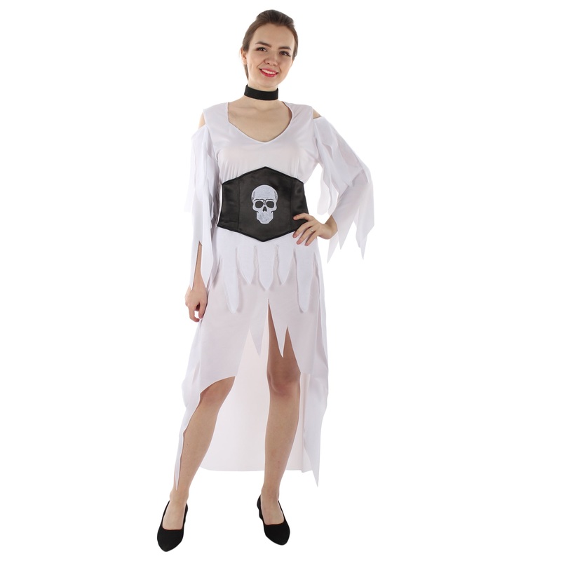 Women Zombie Scary Costume | White Halloween Costume