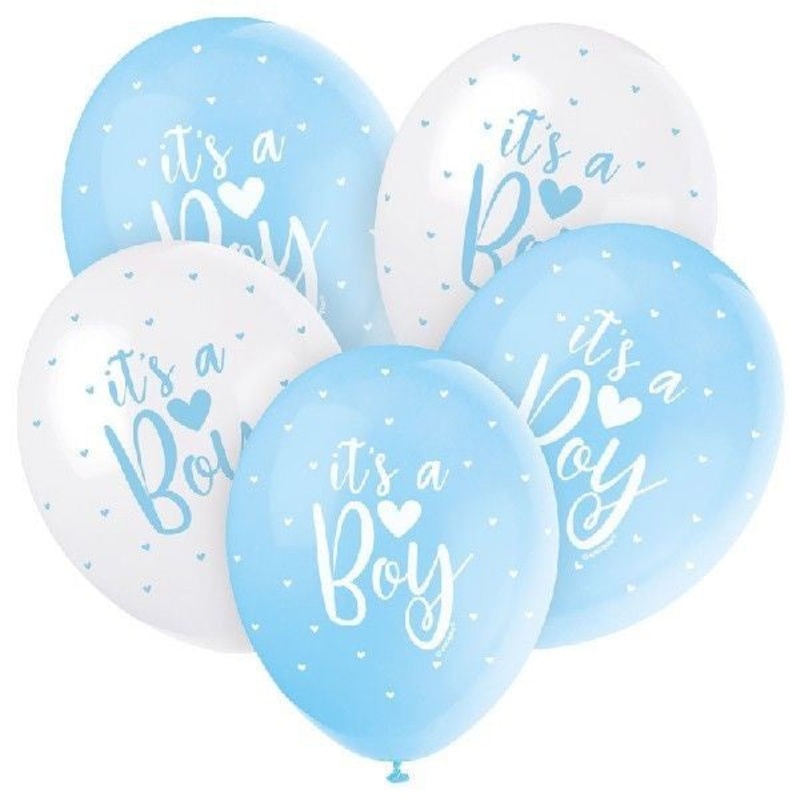 12 LATEX - IT'S A BOY - PACK OF 5