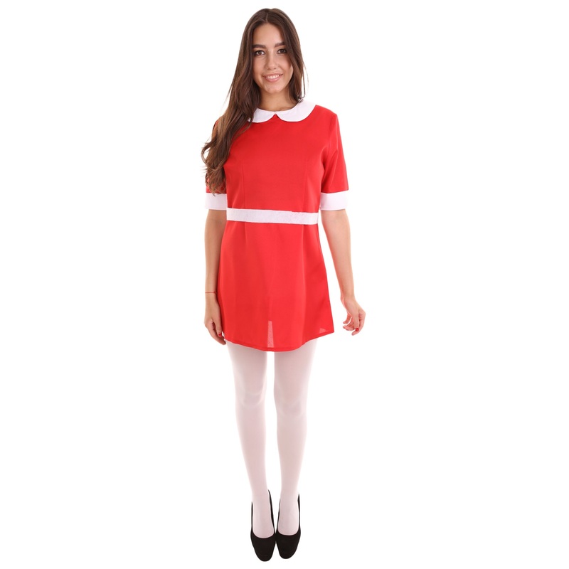 Women's Annie Dress Costume | Red Fancy Costume