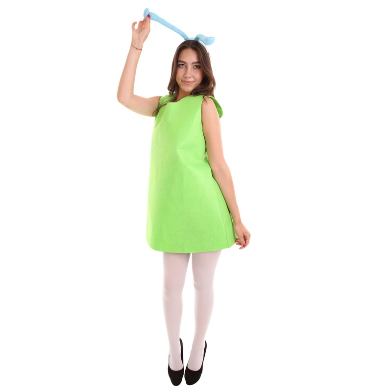 Women's Aliens Costume | Green Fancy Costume