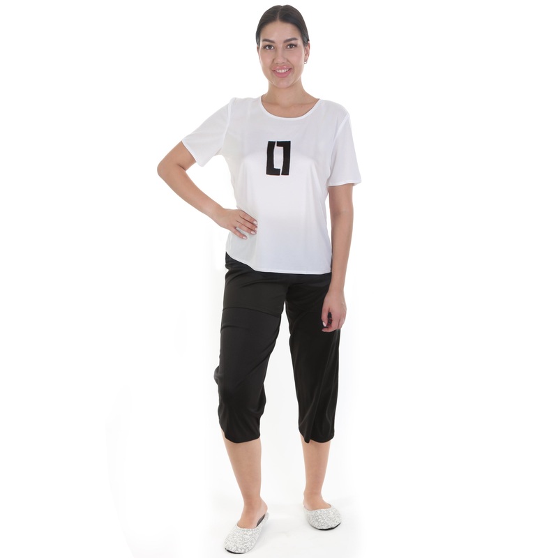 Women's Black & White Gaming Fancy Costume.