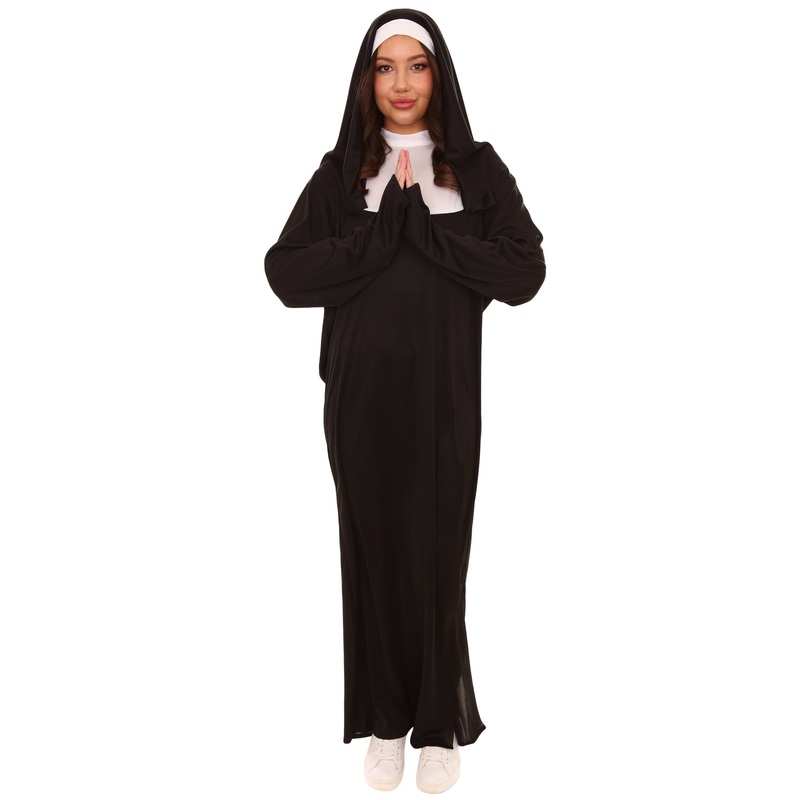 Women's Nun Outfit Costume | Black Halloween Costume
