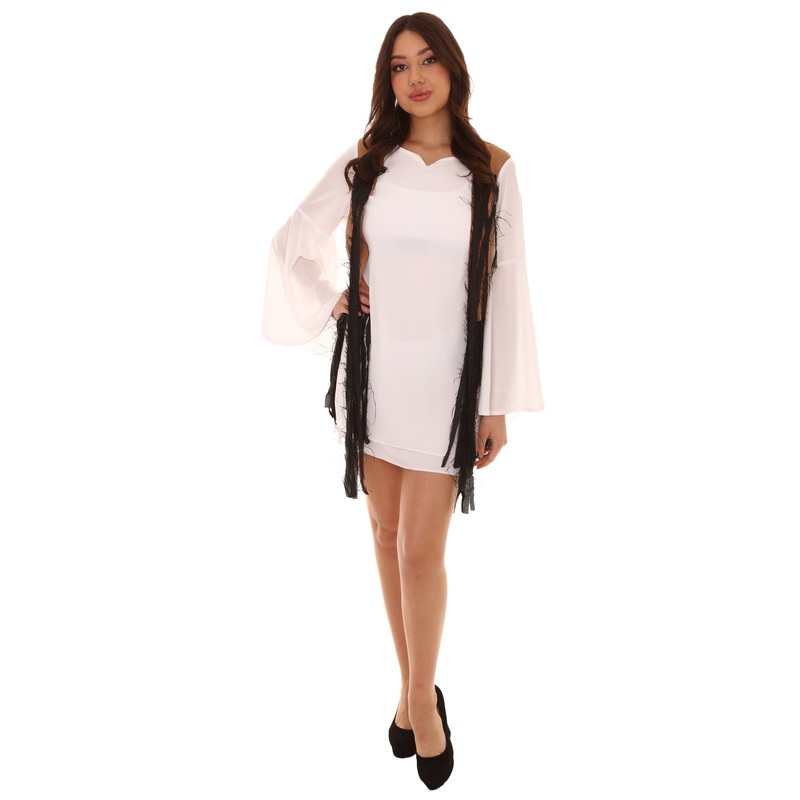 Women's 70's Hippie Outfit Costume | Multi Fancy Costume
