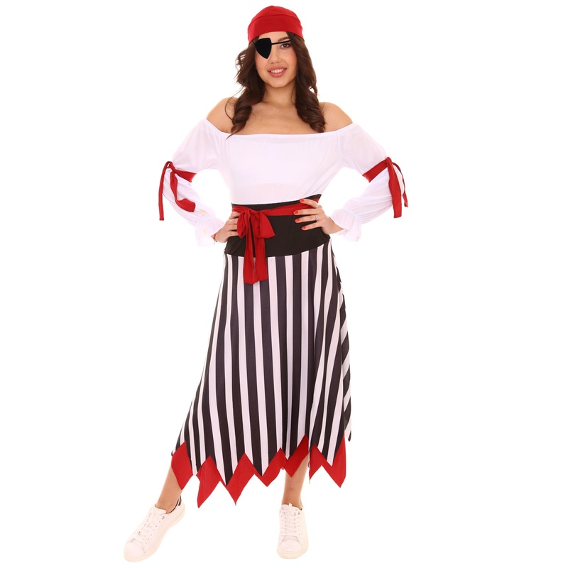 Women's Multicolor Pirate Costume | Halloween Costume.