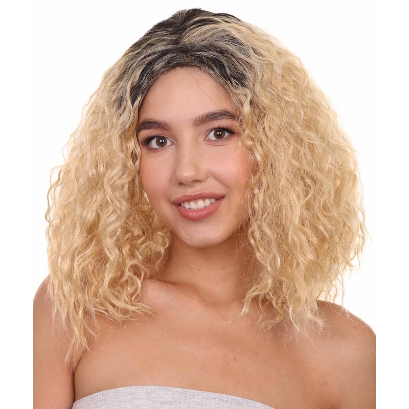 Womens TV Movie Celebrity wig | Blonde Wigs | Premium Breathable Capless Cap