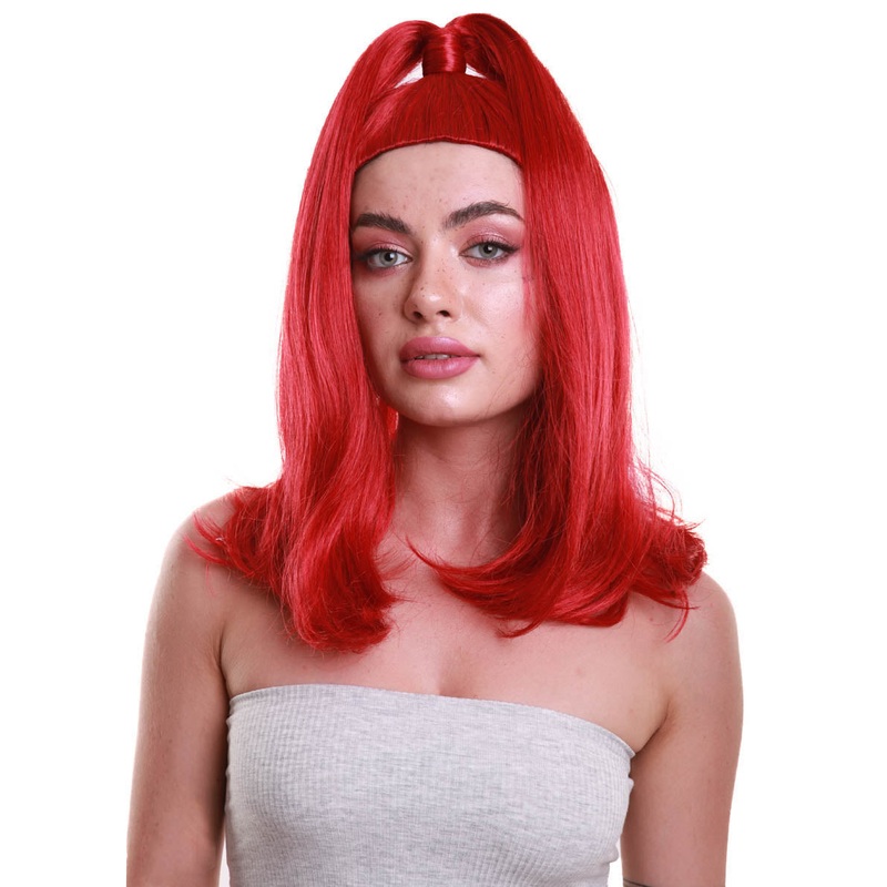 Womens TV Movie Character wig | Red Wigs | Premium Breathable Capless Cap
