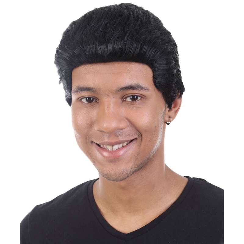 Comic Superhero Men's Wig | Black Wigs | Premium Breathable Capless Cap