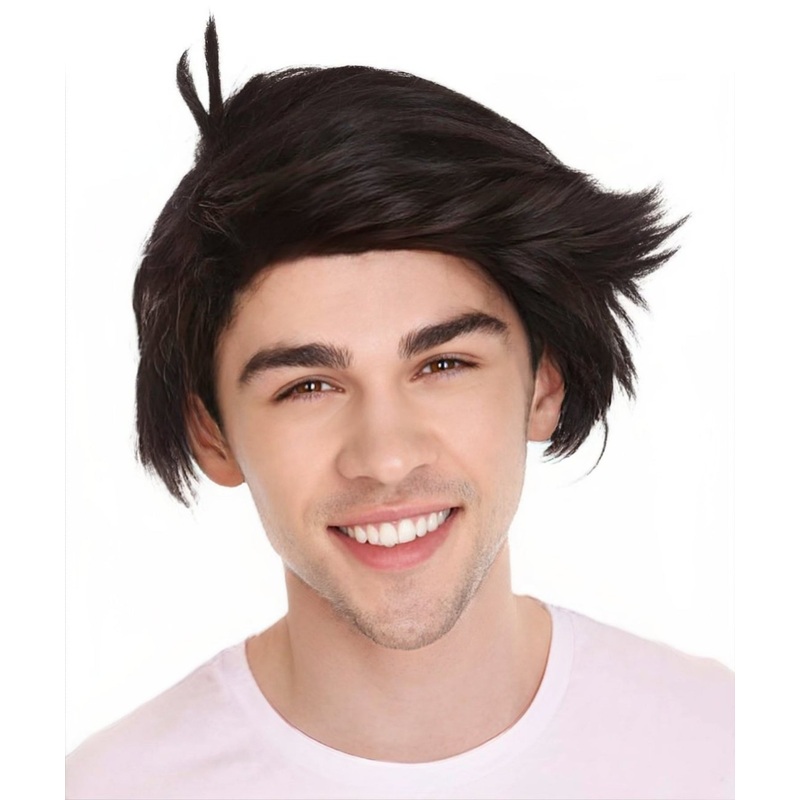 Caveman Wig | Black TV/Movie Wigs | Premium Breathable Capless Cap