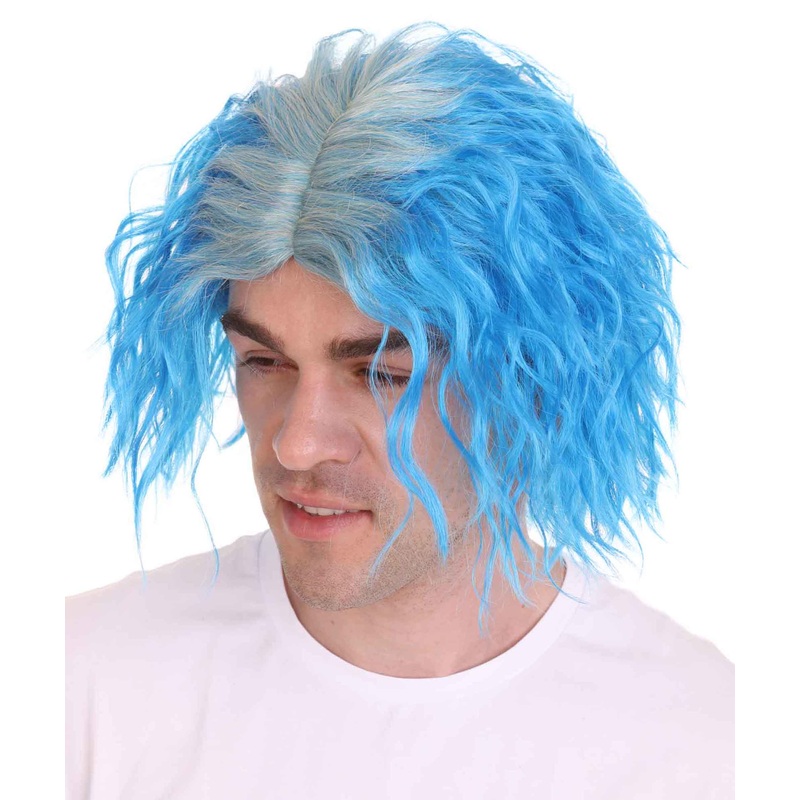 Cult Leader Blue Wig | TV/Movie Wigs | Premium Breathable Capless Cap