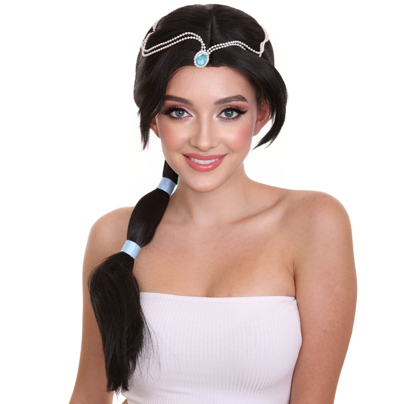 Womens Princess  Braided Wig | Black TV/Movie Wigs | Premium Breathable Capless Cap