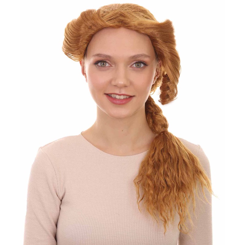 Womens Queen of Scots Wig , Blonde TV/Movie Wigs , Premium Breathable Capless Cap