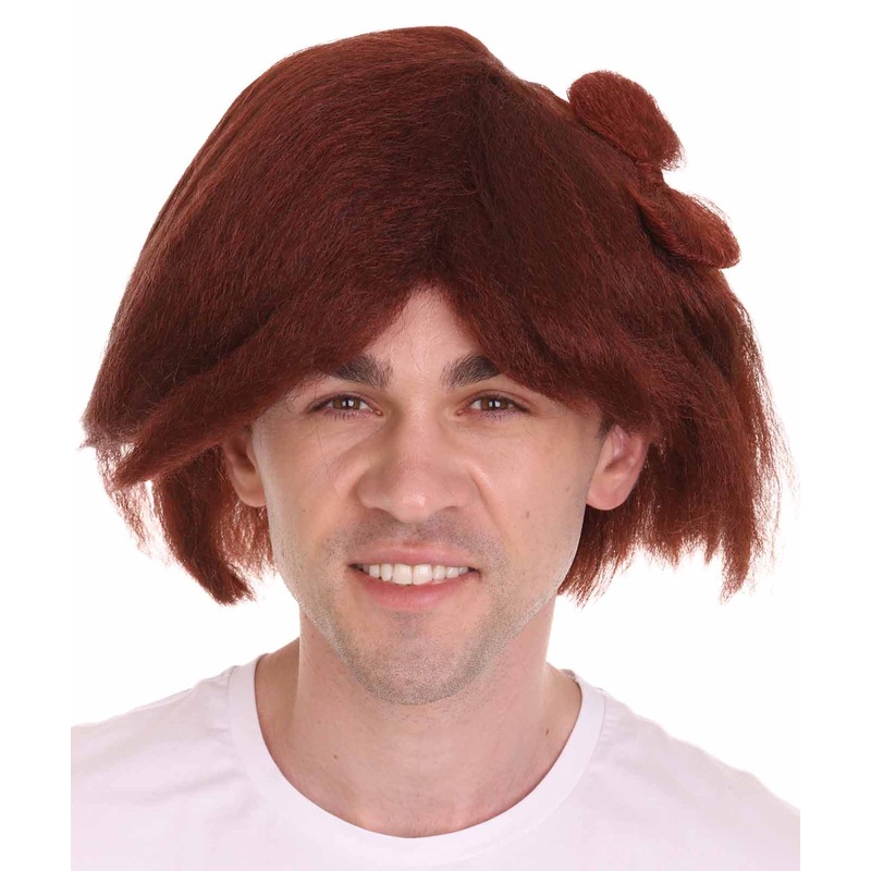 Blocks Men's Wig | Burgundy TV/Movie Wigs | Premium Breathable Capless Cap
