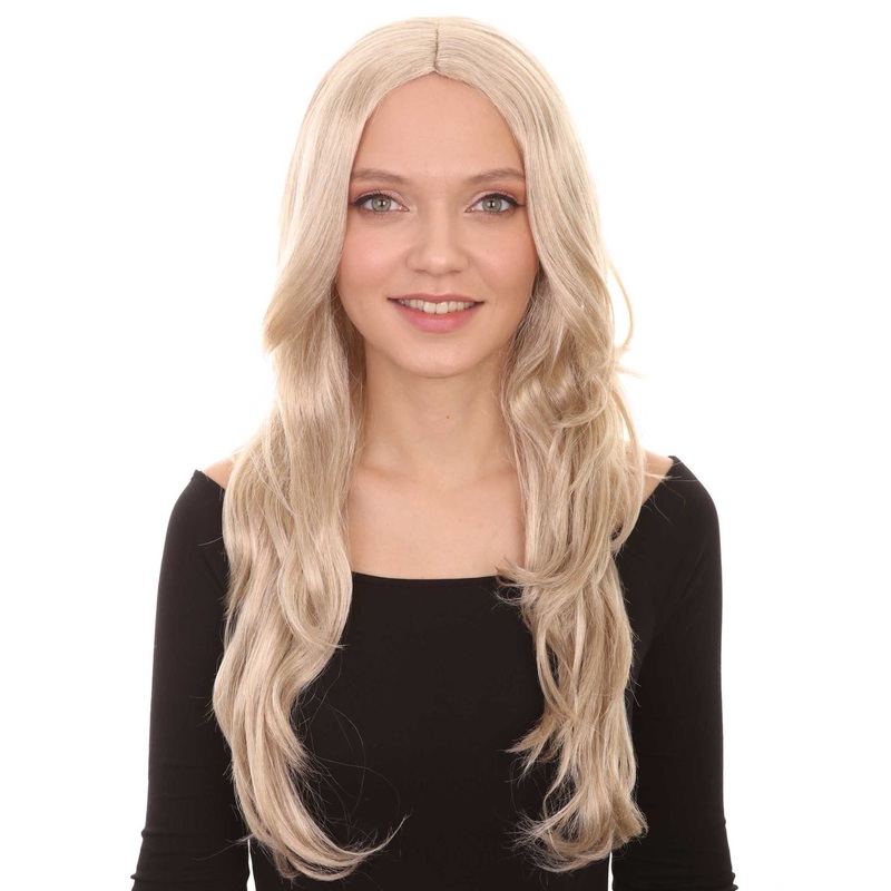 Womens Mutant Curly Wig | Blonde TV/Movie Wigs | Premium Breathable Capless Cap