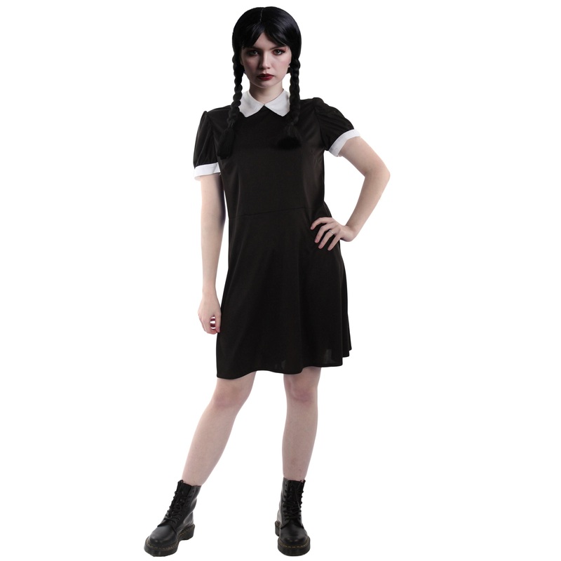 Women's Black Movie Character Costume, Best for Halloween, Flame-retardant Synthetic Fabric