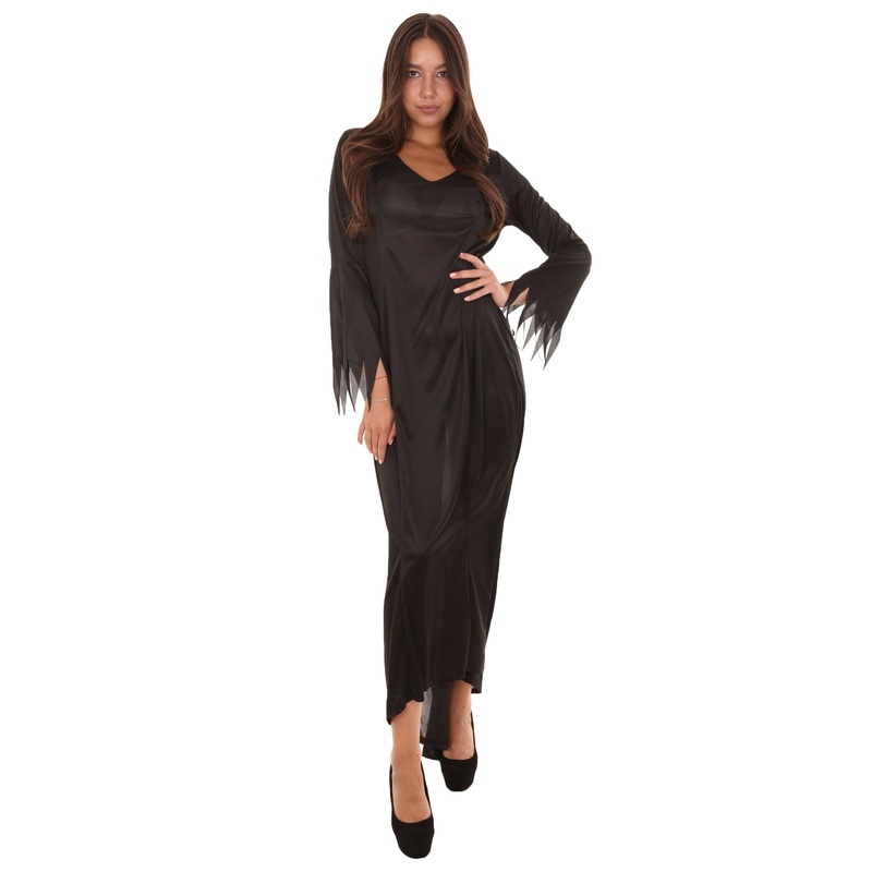 Women's Morticia TV/Movie Costume | Black Fancy Costume