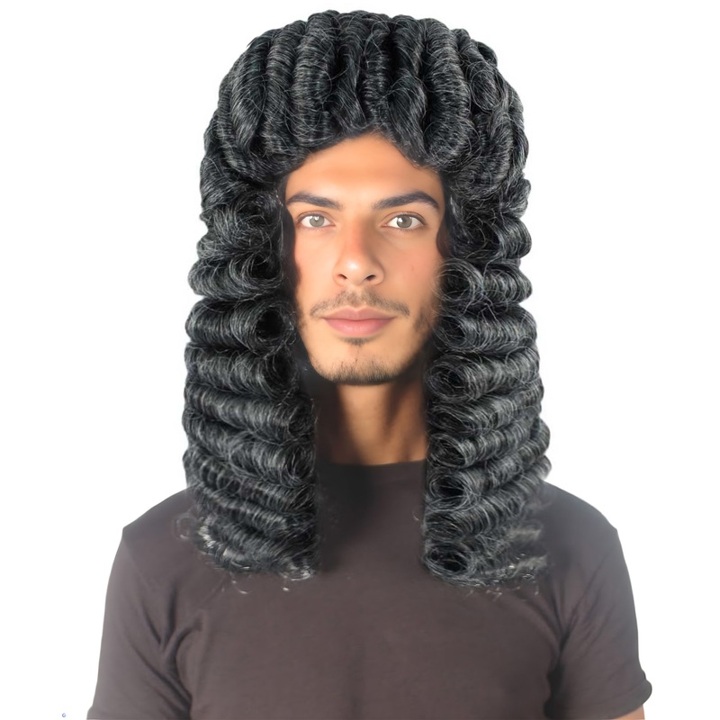 Colonial Judge Mens Wig | Black Historical Wigs