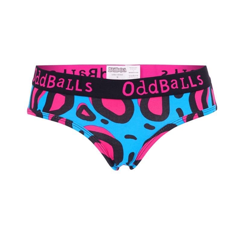 Lazy Leopard - Ladies Briefs|Size 6|Size 8|Size 10|Size 12|Size 14|Size 16|Size 18|Size 20
