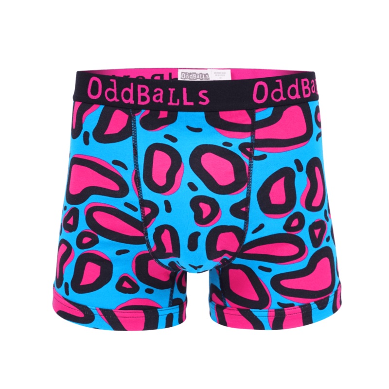 Lazy Leopard - Mens Cotton Boxer Shorts
