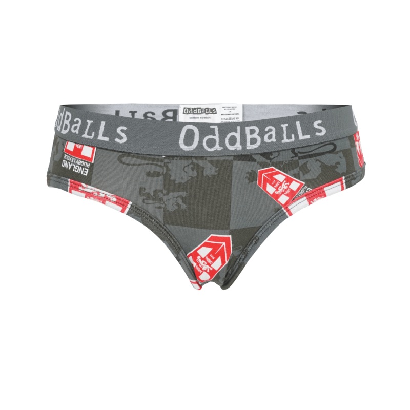 England Rugby League Grey - Ladies Briefs
