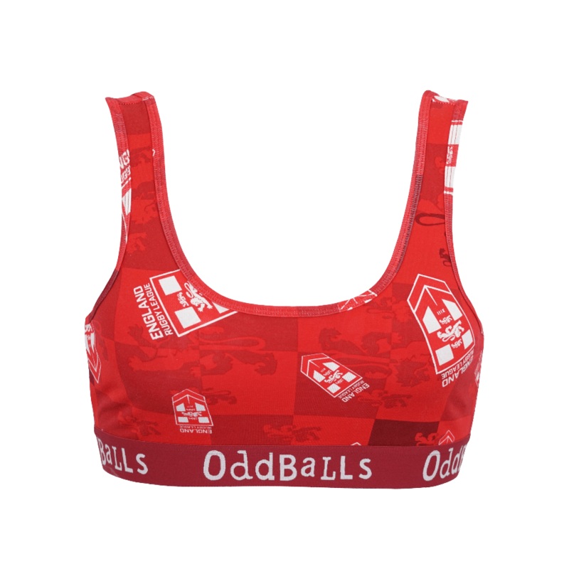 England Rugby League Red - Ladies Bralette