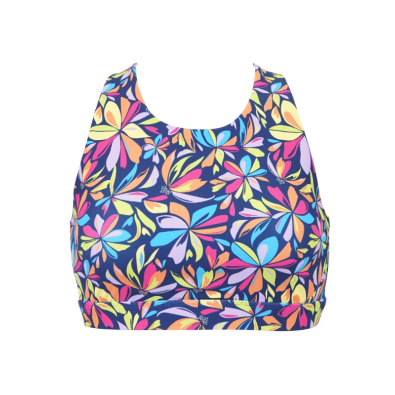 Flower Power - Sports Bra|XS|Small|Medium|Large|XL|2XL|3XL