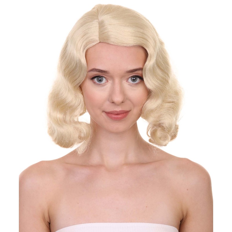 Womens Unfortunate Wig , Blonde TV/Movie Wigs , Premium Breathable Capless Cap