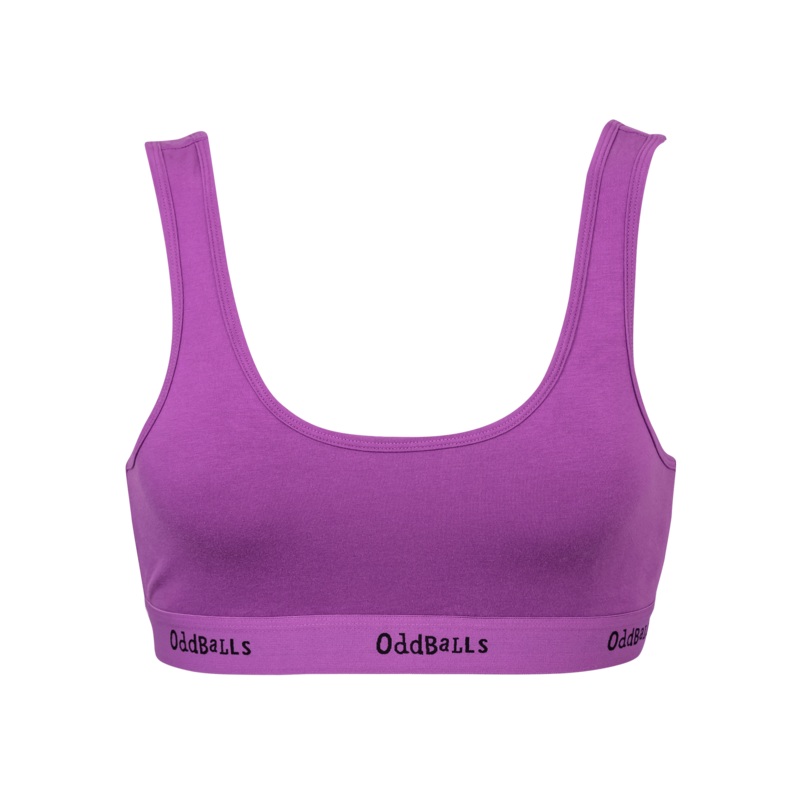 Purple & Black - Ladies Bralette