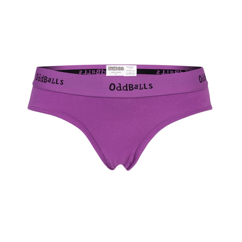 Purple & Black - Ladies Briefs
