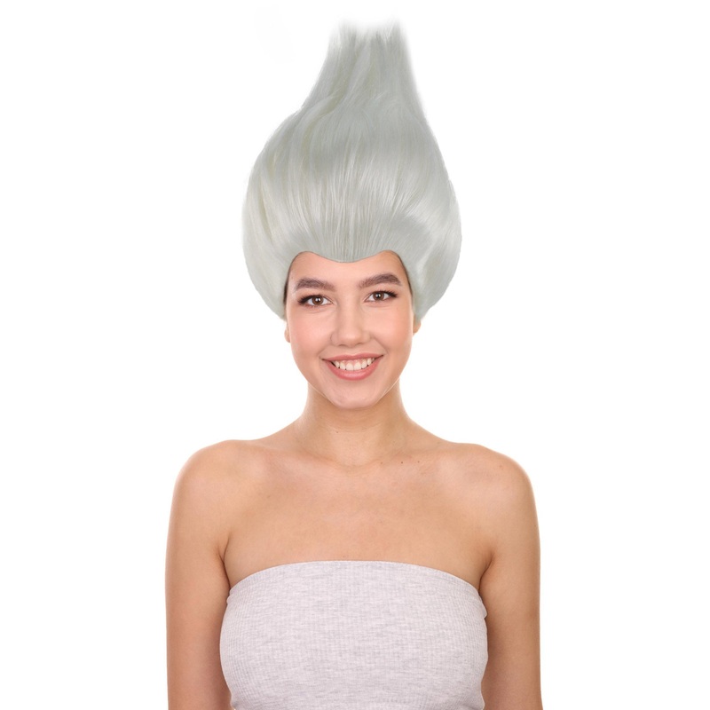 Womens Mermaid Witch Wig | White Storybook & Fairytale Wigs | Premium Breathable Capless Cap
