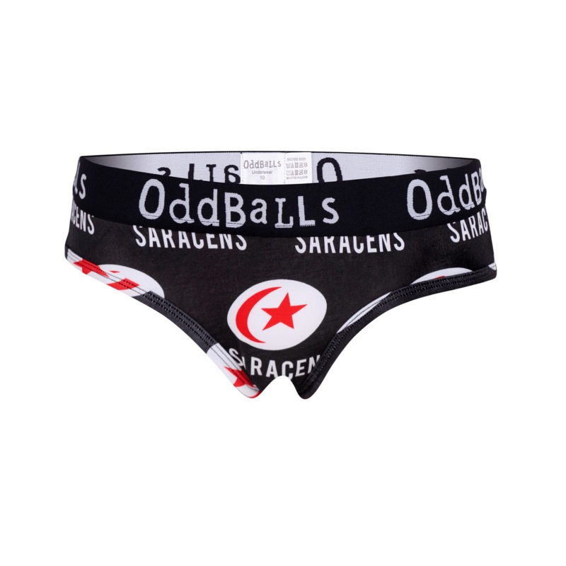 Saracens - Ladies Briefs|Size 6|Size 8|Size 10|Size 12|Size 14|Size 16|Size 18|Size 20