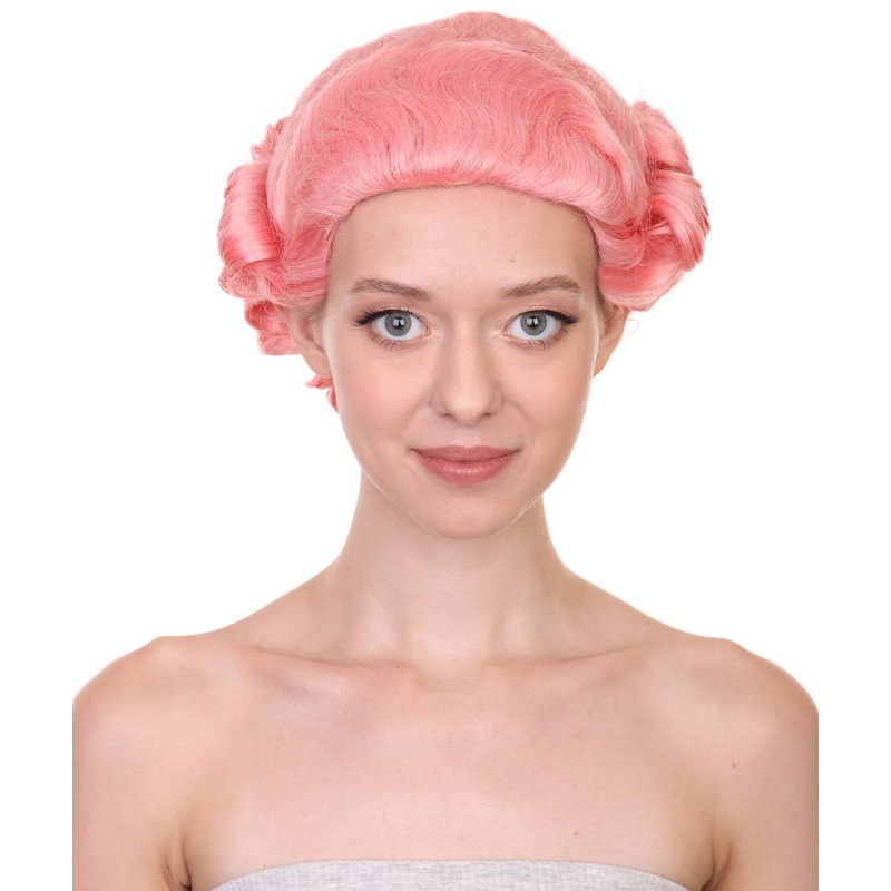 Womens Wig | Pink Vintage Wigs | Premium Breathable Capless Cap