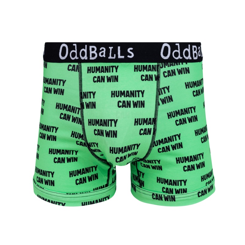 Refugee Action  - Mens Cotton Boxer Shorts