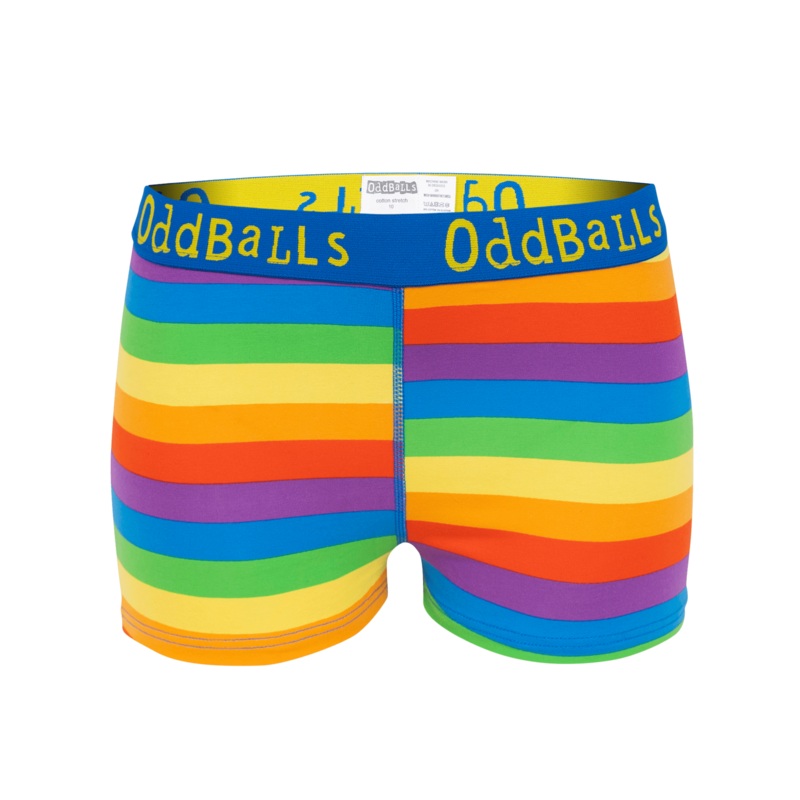 Rainbow - Ladies Boxers|Size 6|Size 8|Size 10|Size 12|Size 14|Size 16|Size 18|Size 20