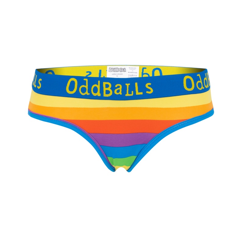 Rainbow - Ladies Briefs|Size 6|Size 8|Size 10|Size 12|Size 14|Size 16|Size 18|Size 20