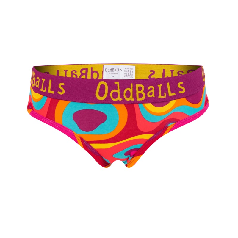 Retro - Ladies Briefs|Size 6|Size 8|Size 10|Size 12|Size 14|Size 16|Size 18|Size 20