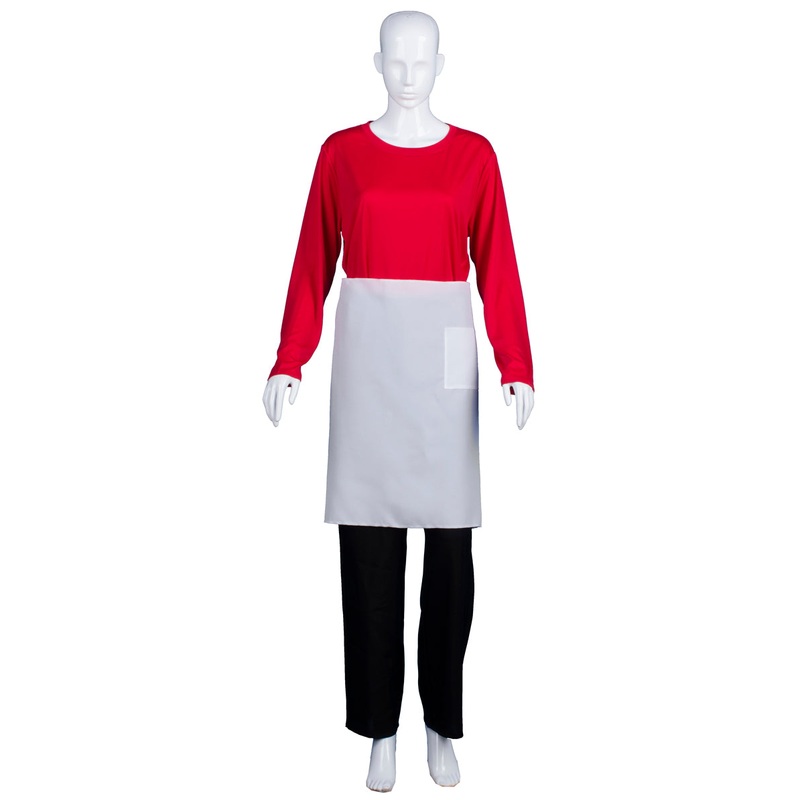 Women's Wife of Burgers Carton Cook TV/Movie Costume |  Red & White Fancy Costume