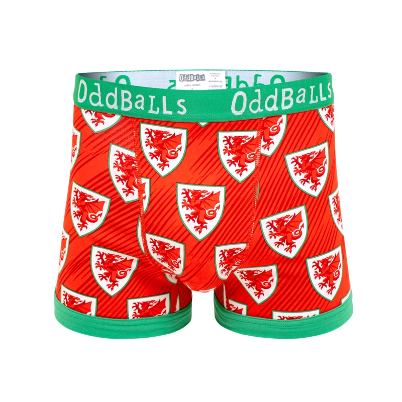 FA Wales - Home - Mens Cotton Boxer Shorts